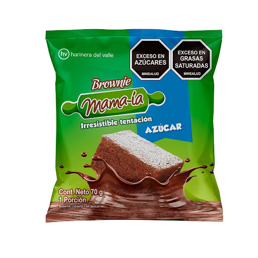 Brownie Mama-ia Con Azúcar x 70 gr