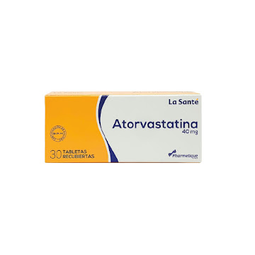 Atorvastatina 40 mg La Santé Caja x 30 Tabletas  