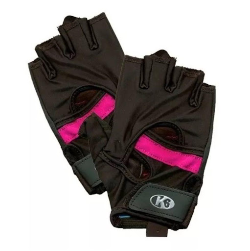 K6 Guante Para Pesas Mod. Athenas Para Dama (Fucsia) Talla Xs K6 Papeleta x 1 Los guantes Athenas de K6 son ligeros y respirables, excelentes para entrenamientos funcionales o de pesas en donde se requieran movilidad y comfort.-Dorso elaborado en spandex.-Palma con acolchado an