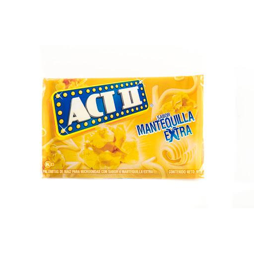 Palomitas De Maíz ACT II Mantequilla Extra Paquete x 91 gr