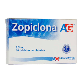 Zopiclona AG 7.5mg Caja x 10 Tabletas  