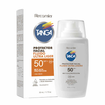 Protector Facial Tanga Fluido Ultra Ligero Spf 50 x 50 ml  