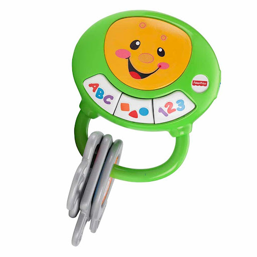 Fisher Price Ríe Y Aprende Llaves Aprende Conmigo Fisher Price Caja x 1 Las Llaves Aprende Conmigo Fisher-Price� son un juguete didáctico que acompaña al bebé en sus primeros aprendizajes. Con dos modos de juegomusical y educativoel niño puede activar canciones, melodía