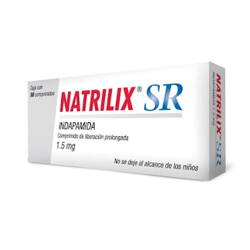 Natrilix Sr Indapamida 1.5 mg Servier Caja x 30 Tabletas  