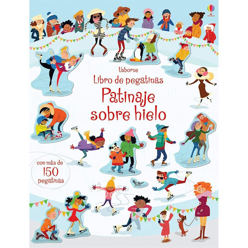 Patinaje Sobre Hielo. Libro De Pegatinas Usborne Libro x 1.0 PATINAJE SOBRE HIELO. LIBRO DE PEGATINAS   Los niños lo pasarán en grande deslizándose por las páginas de este libro repleto de simpáticas pegatinas y escenas de patinaje sobre hielo. Podrán añadir de
