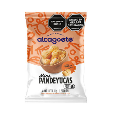 Pasabocas Horneados Alcaguete Pan De Yuca Paquete x 15 gr  