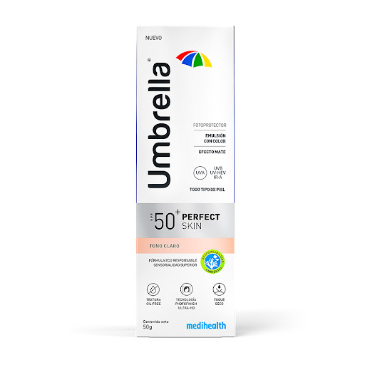 Protector Solar Umbrella Perfect Skin Claro SPF50 x 50 gr