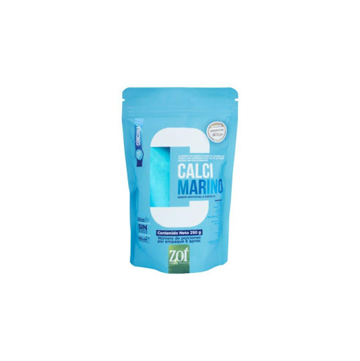 Calcio coral marino ZOI Doypack 250 gr x 250 gr Suplemento alimenticio formulado con calcio coral marino y una combinación de ingredientes nutricionales como amaranto, cúrcuma, citrato de magnesio, citrato de calcio, MSM, óxido de magnesio, condroi