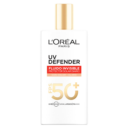 Protector Solar Loreal Paris UV Defender Fluido Invisible Claro x 40 gr