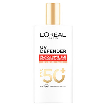 Protector Solar Loreal Paris UV Defender Fluido Invisible Claro x 40 gr  