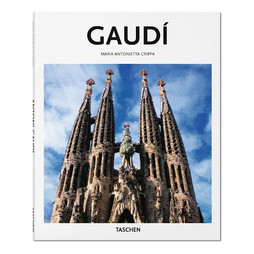 Gaudi Antoni (t.d) -ba- Taschen Libro x 1.0 Marcos de ventana de formas orgánicas como ramas en flor y brillantes azulejos de cerámica que crean superficies que evocan la piel de los reptiles son sólo dos de los frutos de la ardiente imaginació