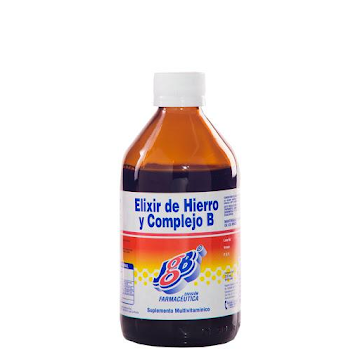 Elixir Hierro y Complejo B Jarabe JGB Frasco x 310 ml  