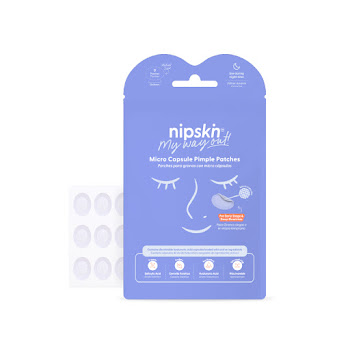 Parches Para Granos Nipskin My Way Out Uso Nocturno Con Micro Cápsulas x 9 und  