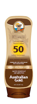 Bronceador Solar Australian Gold Loción With Bronzers SPF 50 x 237 ml  