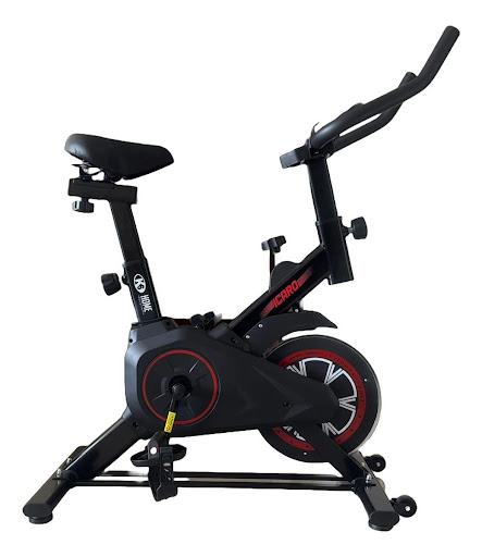 Bicicleta De Spinning Icaro V2 K6 (Negro Y Rojo) K6 Caja x 1 