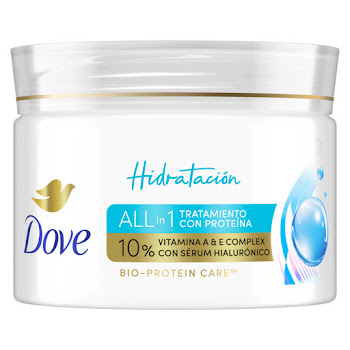 Tratamiento Capilar Dove   Hidratación All In 1 Frasco x 300 ml  