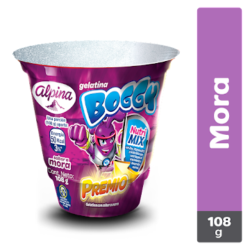 Gelatina Alpina Boggy Mora Premio x 108 gr  