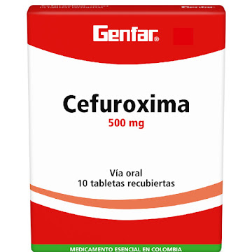 CEFUROXIMA GENFAR   500MG TABLETAS CAJA X10TAB  