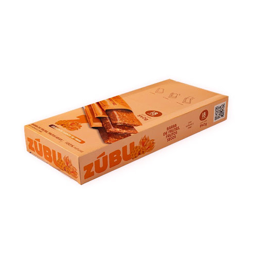 BARRA DE FRUTOS SECOS CON UCHUVA Y MIEL ZUBU CAJA x 18 Barra 100% natural de uchuva y miel (30g), sin conservantes ni aditivos. Energía limpia y deliciosa para tu snack diario, antes o después de entrenar, en la oficina o en movimiento.