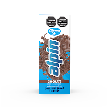 Leche Alpina Alpin Chocolate Con Vitaminas x 200 ml  