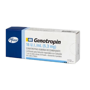 GENOTROPIN 5.3MG(16IU)   POLVO PARA INYECCION X 1 CARPULA PFIZER S-PR$  