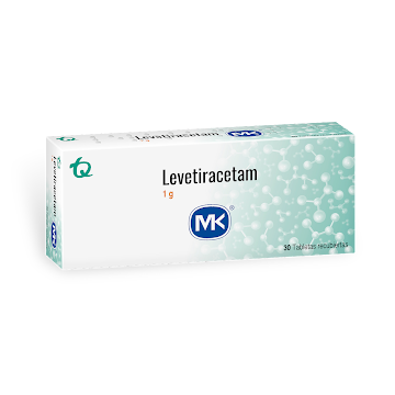 Levetiracetam 1 g MK Caja x 30 Tabletas  