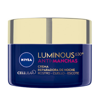 Crema Reparadora De Noche Nivea Cellular Luminous 630 Anti-Manchas Frasco x 50 ml  