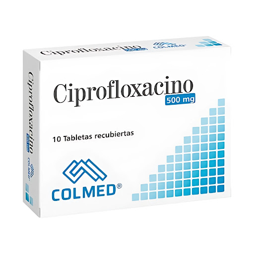 Ciprofloxacino 500 mg Colmed Caja x 10 Tabletas