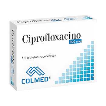 Ciprofloxacino 500 mg Colmed Caja x 10 Tabletas  