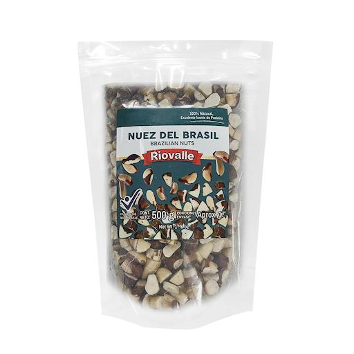 Frutos Secos Nuez del Brasil Natural Riovalle Megamarket Bolsas Doypack x 1 Frutos Secos Nuez del Brasil Natural RIOVALLE X 500 Gr, nueces seleccionadas, crocantes y sin aditivos. Fuente natural de energía y grasas saludables. Ideal como snack o para recetas saludables. RIOVA