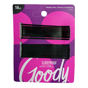 Pinzas Negras Grandes Goody x 18 und  