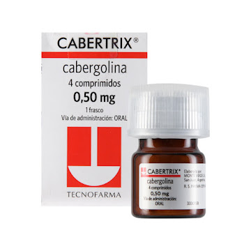 //Cabertrix 0.50Mg Comprimidos Caja x4Com. Tecnofarma Cabergolina         
