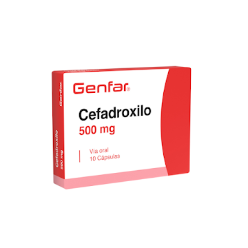 Cefadroxilo Genfar 500 mg Caja x 10 Cápsulas  