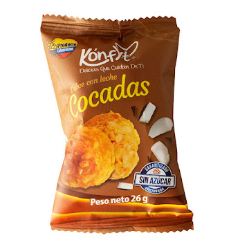 Dulce con Leche Konfyt   Cocadas Paquete x 26 gr 