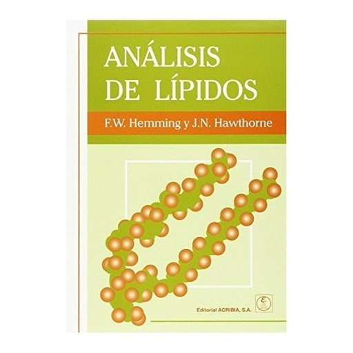 Analisis De Lipidos. F. W. Hemming Editorial Acribia S.A. Libro x 1.0 ANALISIS DE LIPIDOS  Figuras. Tablas. Bibliografia. Glosario. Este libro trata los aspectos basicos de las tecnicas analiticas necesarias para investigar los lipidos de las celulas vivas en toda su co