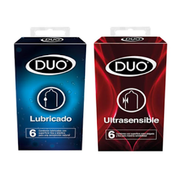 35% Combo Condonde DUO Ultrasensible+Lubricado  