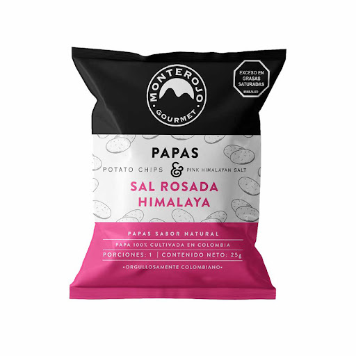 Papas Monterojo Sal Rosada x 25 gr