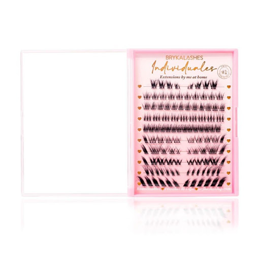 Pestañas Postizas Individuales Euphoria Mix Bryka Caja x  Edición especial de pestañas individuales que permite crear hasta 10 diseños diferentes. Sus fibras mates y de aspecto natural permiten personalizar cada estilo. Los racimos son fáciles de aplicar y b