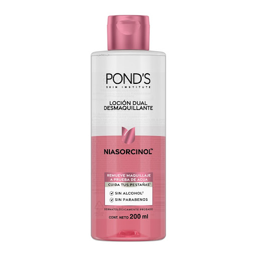 Loción Dual Desmaquillante Ponds Niasorcinol Frasco x 200 ml