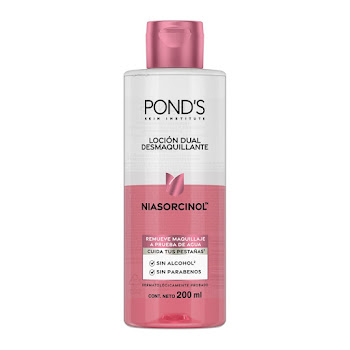 Loción Dual Desmaquillante Ponds Niasorcinol Frasco x 200 ml  