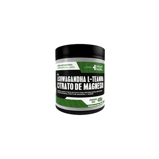 Ashwagandha, L-Teanina y Citrato de Magnesio 400g Natural Health POLVO x 400g undefined