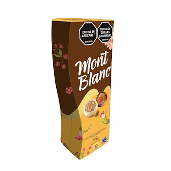 Chocolate Mont Blanc Arequipe y Almendra Doypack x 135 gr  