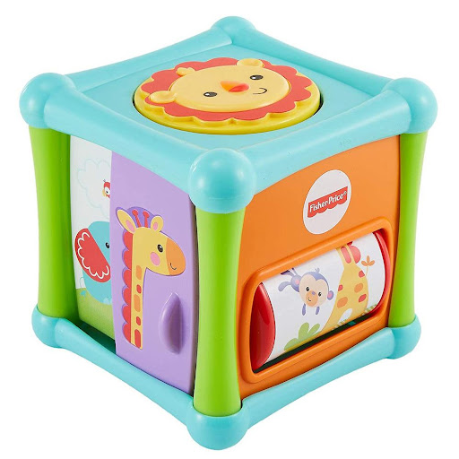 Fisher Price Cubo Animalitos De Actividades Fisher Price Caja x 1 El Cubo Animalitos de Actividades Fisher-Price� es un juguete didáctico diseñado para estimular la motricidad fina y la exploración sensorial del bebé. Con cinco lados interactivos, ofrece actividades