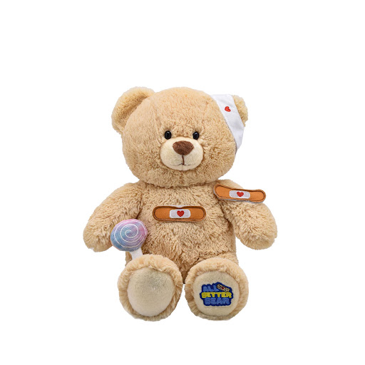 Oso de Peluche All Better Bear Electrónico Hunter Caja x 1 El Peluche Electrónico All Better Bear es una innovadora incorporación al mundo de los peluches que combina el juego interactivo con la ternura de un peluche tradicional. Con su superficie e interior 