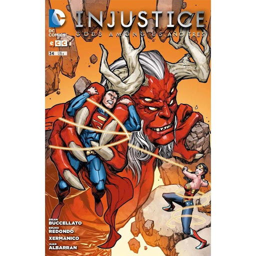 Injustice: Gods Among Us No. 34 Generico Libro x 1.0 INJUSTICE: GODS AMONG US NÚM. 34   Deadman, el Espectro, Trigon Todos ellos, representantes de la vertiente más sobrenatural del Universo DC, que irrumpen con fuerza en esta entrega de Injustice: Gods
