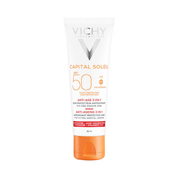 Bloqueador Vichy Ideal Soleil Antiedad Spf 50+ x 50 ml  
