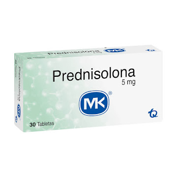 Prednisolona MK 5 mg Caja x 30 Tabletas  