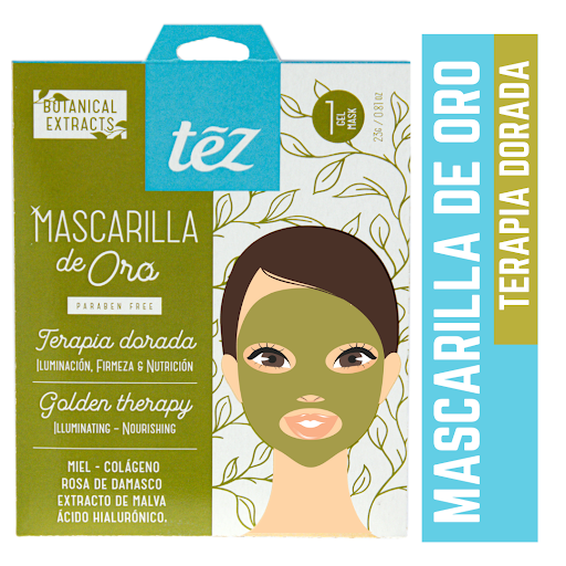 Mascarilla Tez Velo De Oro Anti Edad Facial x 100 ml