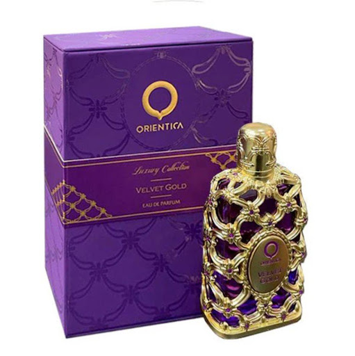 ORIENTICA LUXURY COLLECTION VELVET GOLD 80 ML ORIENTICA ORIENTICA LUXURY COLLECTION VELVET GOLD 80 ML x 80 ML Fragancia de la familia olfativa Floral para Mujeres. Esta fragrancia es nueva. Velvet Gold se lanzó en 2022. Las Notas de Salida son caramelo, violeta, pimienta rosa y bergamota; las Notas de Corazón