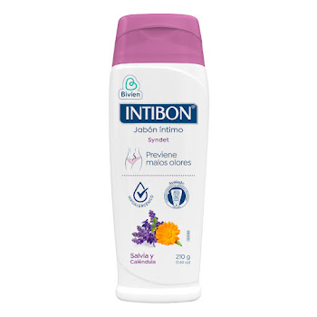 Jabón Íntimo Intibon Salvia y Caléndula Frasco x 210 gr  